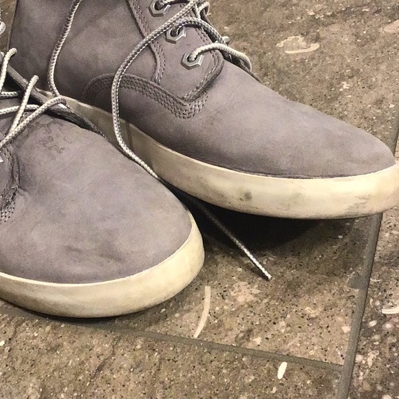 Gray leather Timberland boots, 9/40 - Picture 16 of 16